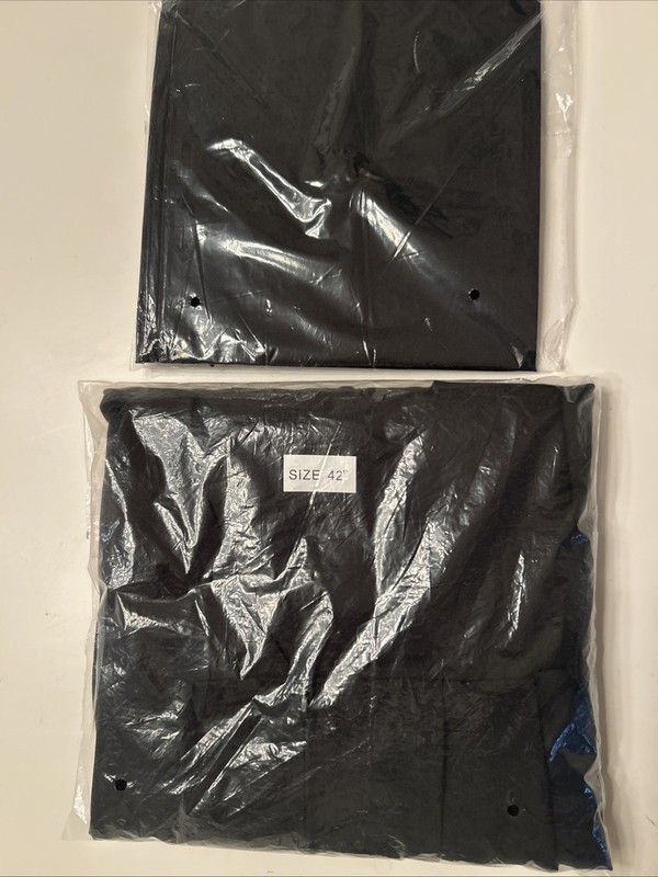 Black Matte Graduation Gown Cap Tassel Set Size 42 (4’9”-4’11”) New In Package
