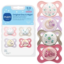 Original Baby Pacifiers 0-6 Months, Binky for Newborn Babies, BPA-Free Skin