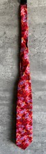 Vintage 1990s Unbranded Valentines Day Heart Love Kiss Polyester Neck Tie