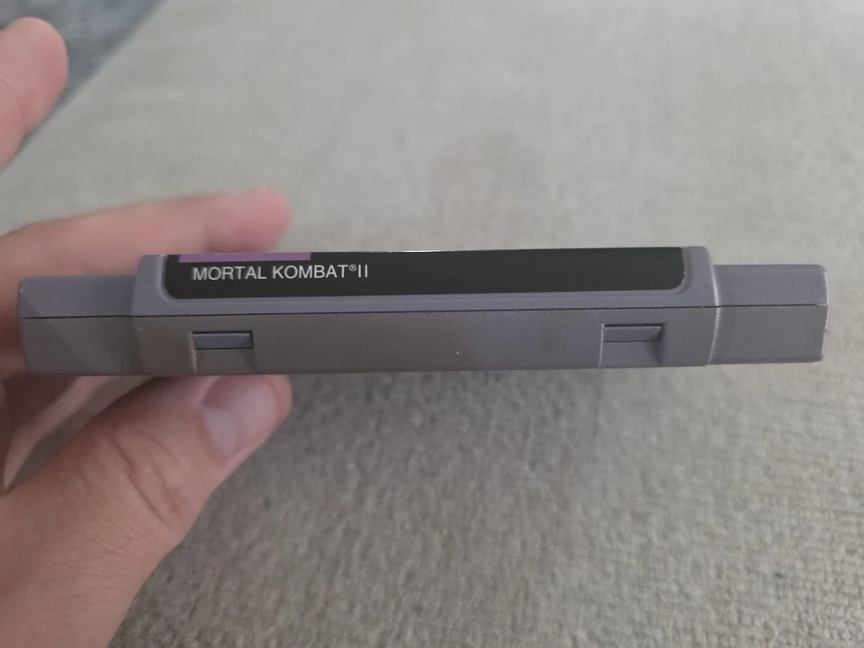 1992 SNES Mortal Kombat - Super Nintendo, картридж подлинный - Изображение 3 из 4