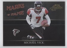 2006 Playoff Absolute Memorabilia Marks of Fame Gold 86/100 Michael Vick 0a1