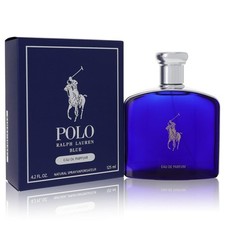 Polo Blue by Ralph Lauren Eau De Parfum Spray 4.2 oz For Men Brand New
