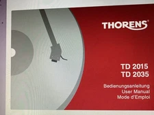 Thorens Td2015 Td2035 User Manual Digital