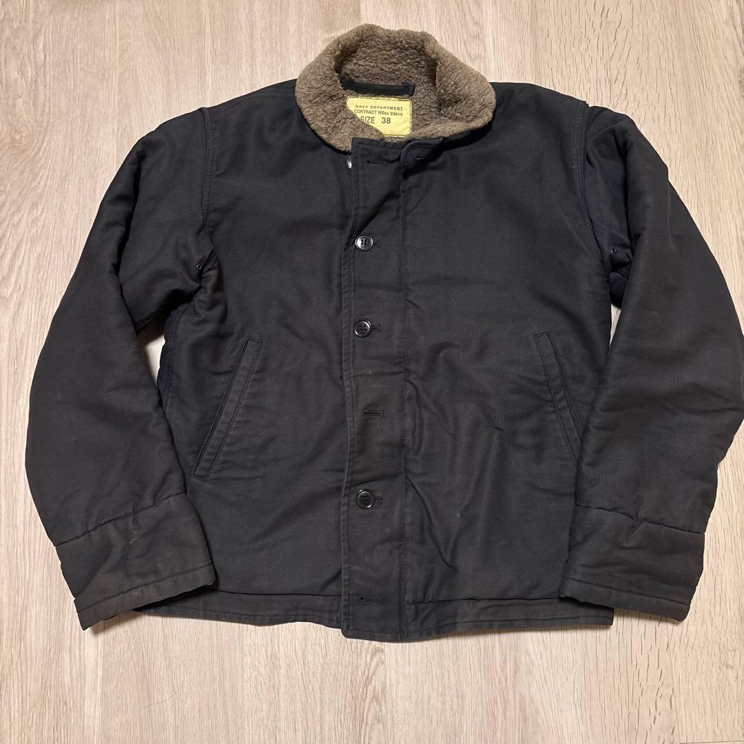 Buzz Rickson's N1 Deck Jacket Navy Size 38 Model M13805 Auth From Japan RIN