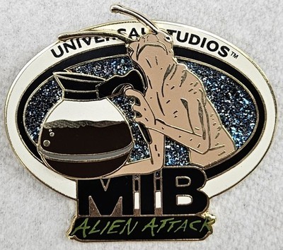 UNIVERSAL STUDIOS ORLANDO MEN IN BLACK ALIEN ATTACK PIN 2008 LE 500