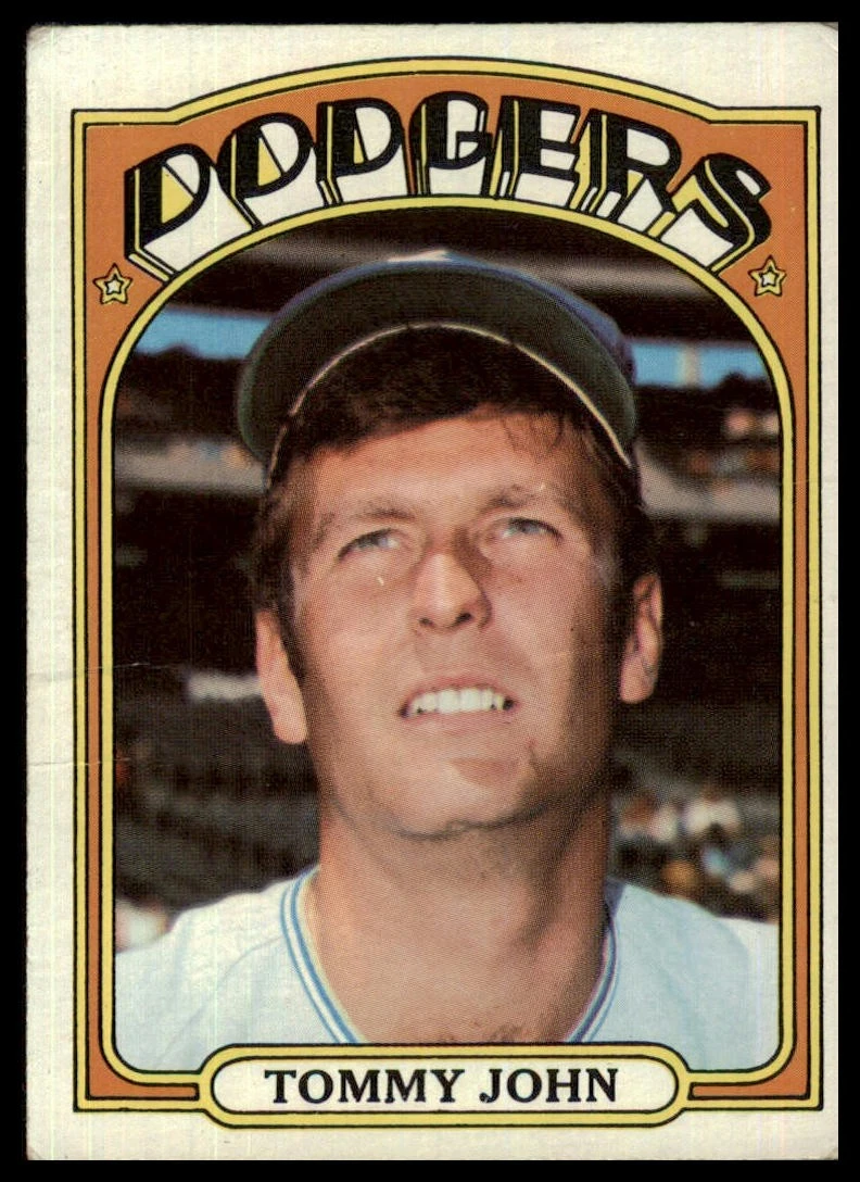 Tommy John trading card