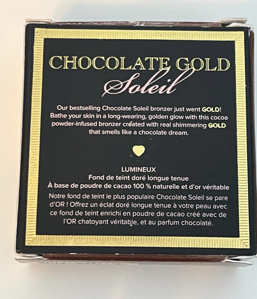 Too Faced Chocolate Gold Soleil Long Wear Gilded Bronzer in Luminous Travel Size - Image 2 of 3