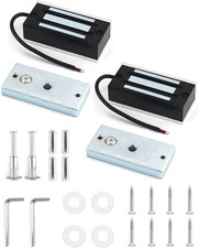 Electric Magnetic Lock, 2 Pack 60Kg 130Lbs Holding Force Electric