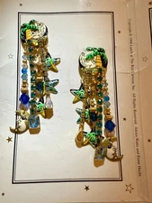 Vintage Clip On Earrings Moon Over Miami Lunch At The Ritz Carte Du Jour