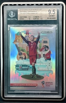 2018 PANINI PRIZM WORLD CUP NAT LANDMARKS #NL-18 CRISTIANO RONALDO