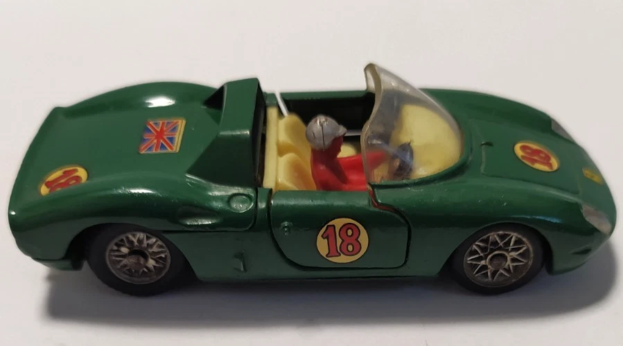 MERCURY VINTAGE USATO 1:43 AUTO DIE CAST FERRARI SILVERSTONE #18 VERDE ART 59 - Immagine 3 di 4