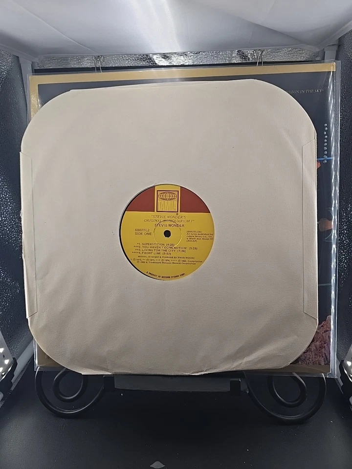 Stevie Wonder Original Musiquarium 1982 LP Europadisk Embossed 6002TL2 EX/EX - Image 3 of 4