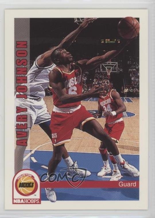 1992-93 NBA Hoops Avery Johnson #82 3bz