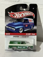 Hot Wheels Quaker State 64 GMC Panel Green Real Riders Slick Rides FREE SHIP