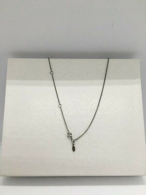 Pandora 590412Ox-45 Oxidised Necklace Chain Brand New Authentic