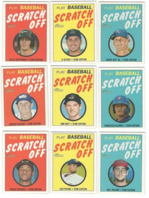 2020 Topps Heritage Minor League Scratch Off Insert Set of (30) Adley Witt Volpe