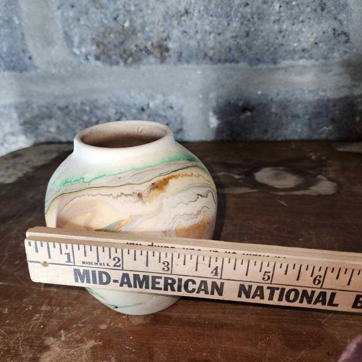 花瓶・フラワースタンド Nemadji pottery vase 花瓶・フラワースタンド Nemadji pottery vase Vintage Nemadji