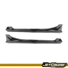 Fits 22-25 Subaru BRZ Toyota GR86 JDM Style Carbon Look Side Skirts Extension PP