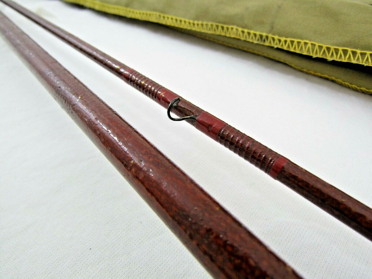VINTAGE H-I HORROCKS-IBBOTSON POWER GLASS WOODSMAN NO 1218 8' FLY ROD VINTAGE H-I HORROCKS-IBBOTSON POWER GLASS WOODSMAN NO 1218 8' FLY ROD