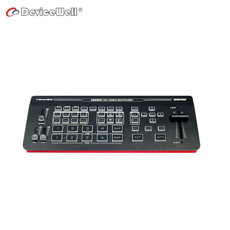 DHL DeviceWell HDS7105P Video Switcher 5-Channel 4*HDMI 1*DP Live Video Stream - Image 4 of 4