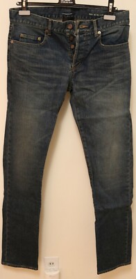 Saint Laurent Paris Medium Wash Jeans Size 29 D01 M/SL-LW SLP Blue