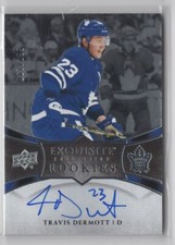 2018-19 Upper Deck Ice Exquisite Collection - Platinum Rookies Signatures Travis