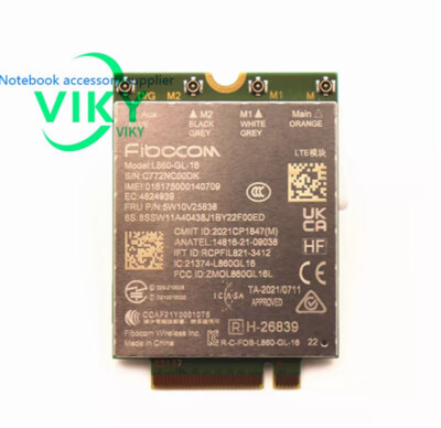 5w10V25838 L860-GL-16 4 For ThinkPad X1 Yoga 7th 8th X1 Nano Gen 2 WWAN Module