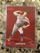 2024 Topps Stadium Club Ben Brown Rookie Red Foil Chicago Cubs