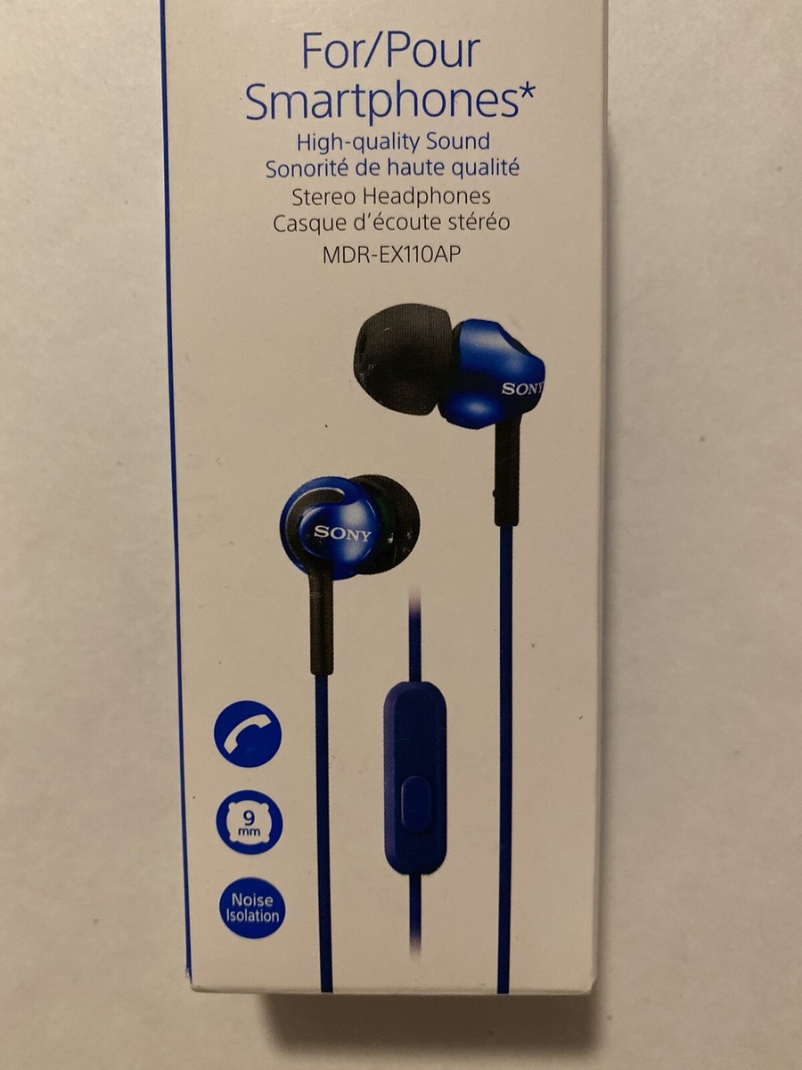 Sony Mdr Ex110ap Sony Ex110lp Sony MDREX110APLI In-Ear