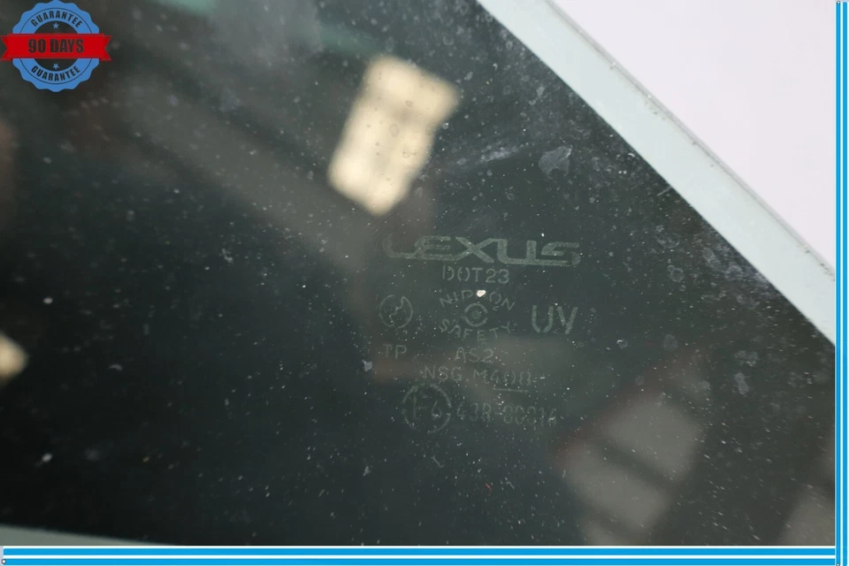 02-10 Lexus SC430 Rear Left Driver Side Door Quarter Window Glass Oem - Image 4 of 4