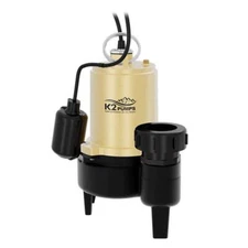 PRO 1/2 HP Heavy-Duty Cast Iron Sewage Pump with Tethered Switch*US Ship
