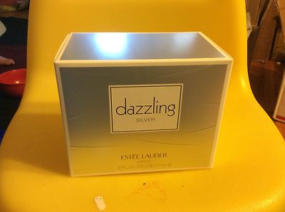 Rare Perfume Estee Lauder DAZZLING Silver Women 11ml Pure Parfum Splash 0.37.oz