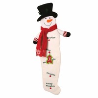 Naughty Or Nice Snowman Christmas Stocking on sale Naughty Or Nice Snowman Christmas Stocking on sale