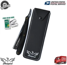  BARBER STRAIGHT CUT THROAT SALON SHAVING RAZOR SHAVETTE RASOI RASOIRS + BLADES