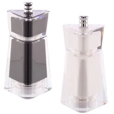 4.5" Kate Black Pepper Mill & White Salt Mill Set