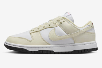 white oat milk dunk low