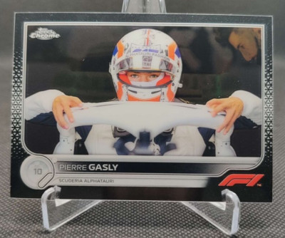 2022 Topps Chrome F1 #47 Pierre Gasly Alpha Tauri racing card