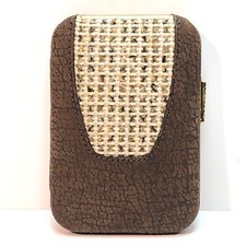 Vintage Buxton Leather Key-Tainer Key Holder Brown