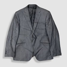  270 Kenneth Cole Men's Gray Slim-Fit Techni-Cole Blazer Coat Suit Jacket 44R