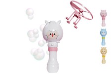 Sparabolle di sapone bambini macchina per bolle libellula volante giocattolo