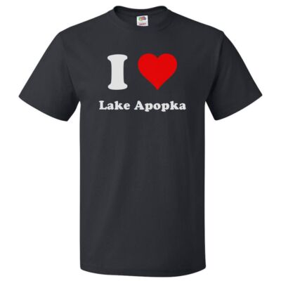 I Love Lake Apopka T shirt I Heart Lake Apopka