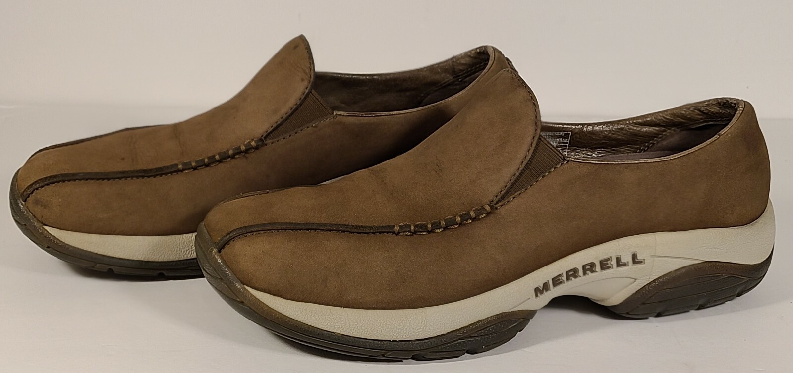 Scarpe mocassini slip on MERRELL Primo Seam moc talpa scuro donna US 9 5 EU 40 5