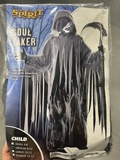 Soul Taker Halloween Spirit Child Costume Medium 8-10 Scary Boys Costume