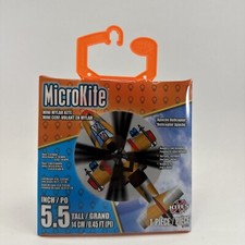 Microkite Mini MICRO Mylar KITE Apache Helicopter 5.5" BEACH TOY NEW Boys Girls