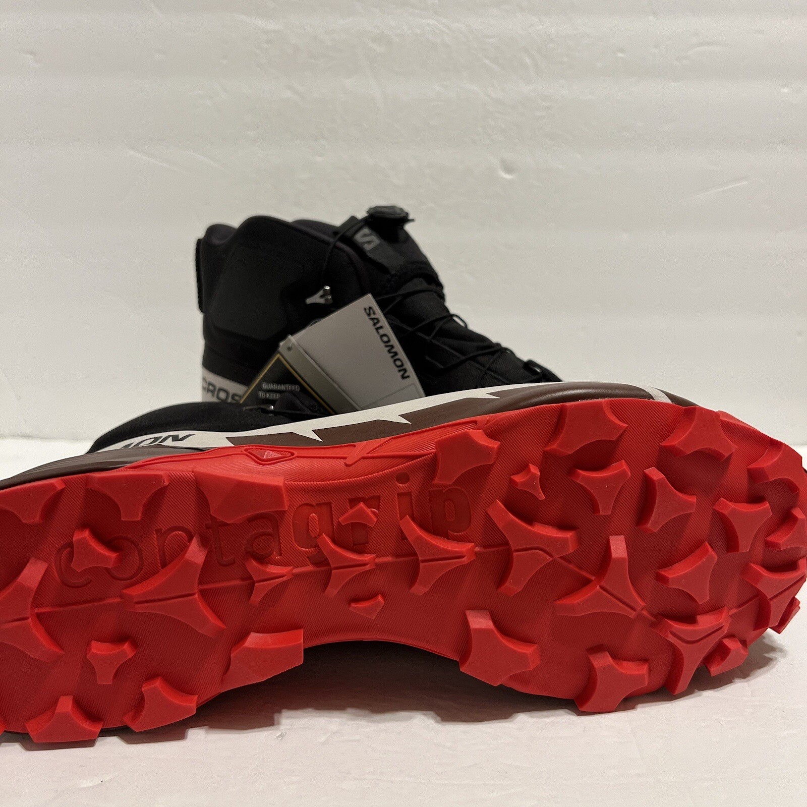 Stivali da trekking Salomon Cross Hike Mid GTX 2 417359 neri rossi taglie