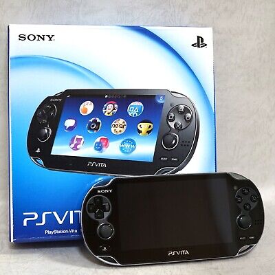 PS Vita PCH-1000 PCH-1100 Crystal Black 3G/Wi-Fi Model Console w/ Original  Box | eBay