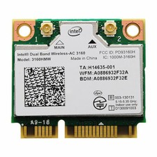 Genuine HP Intel Dual Band Wireless-AC 3160 3160HMW 710662-001