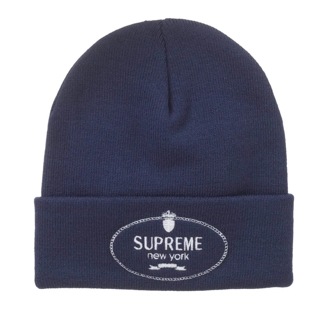 Bonnet écusson suprême bleu marine
