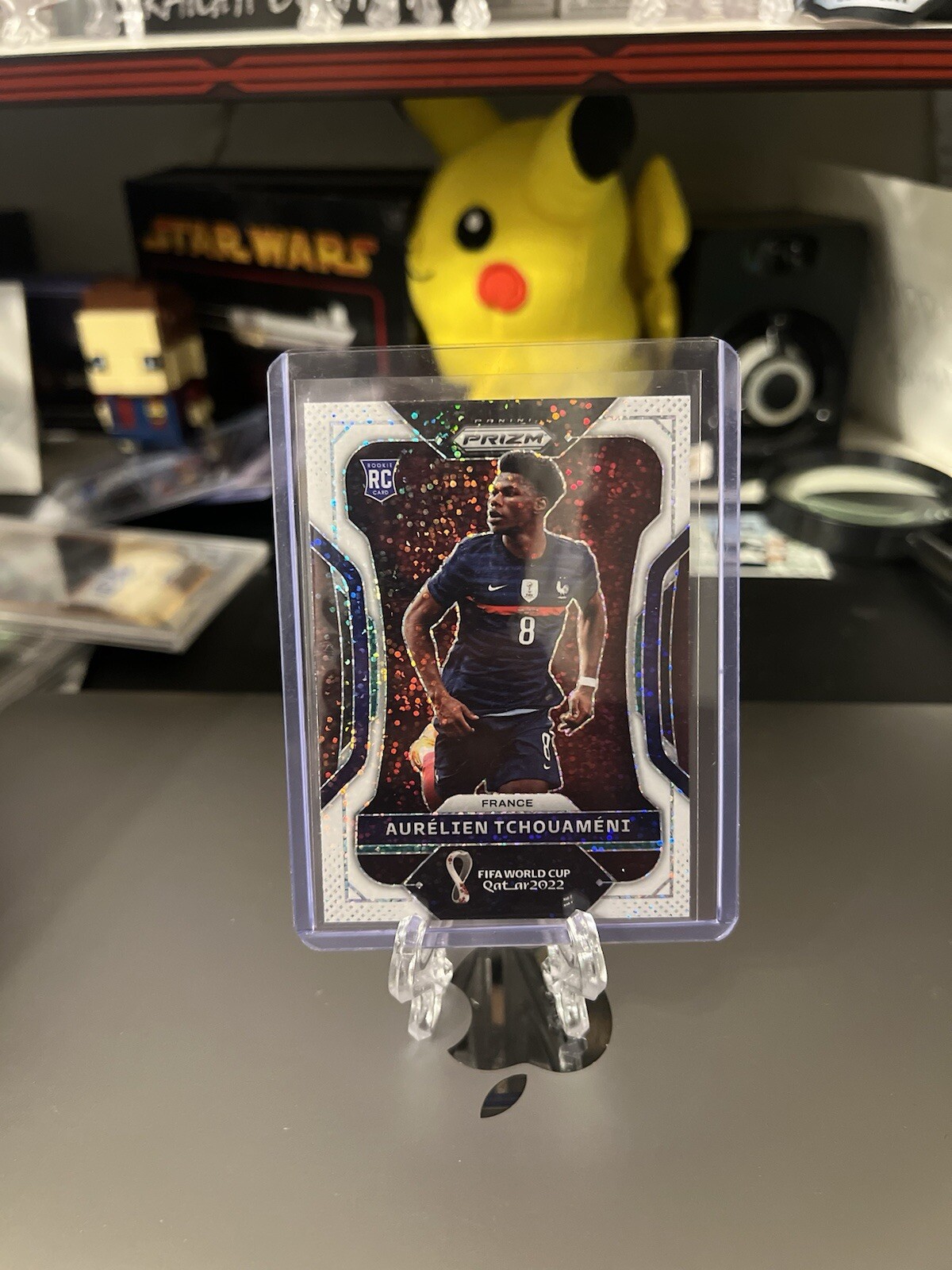 AURELIEN TCHOUAMENI 2022 PANINI PRIZM WORLD CUP FIFA QATAR WHITE SPARKLE RC