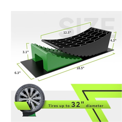 Kit de 8 piezas niveladores para cámper bloques niveladores para autocaravana cuñas de rueda para cámper fácil uso nuevo - Imagen 2 de 4